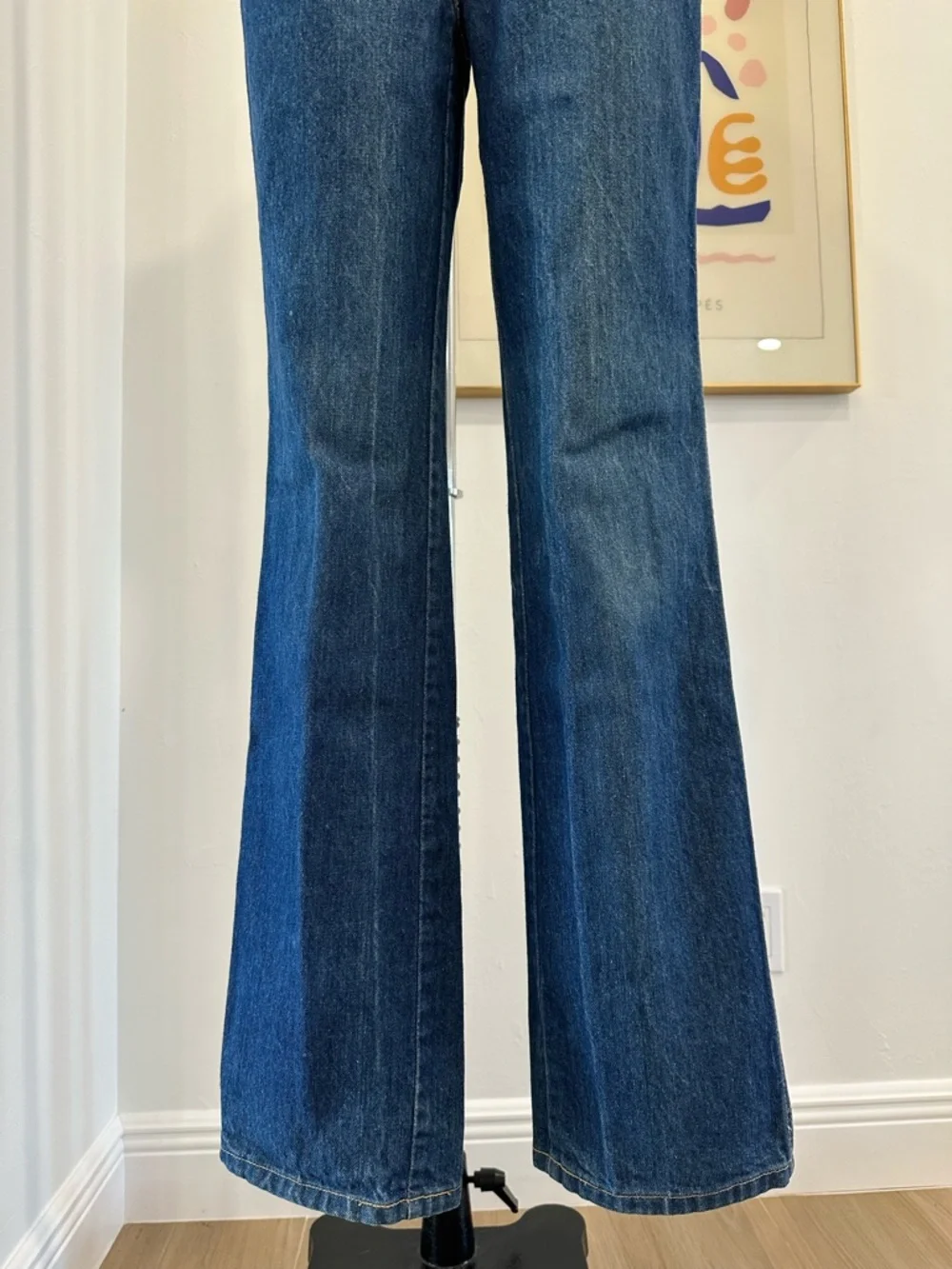 Vintage 70’s Classic High-Rise Straight Leg Jeans - Picture 8 of 16